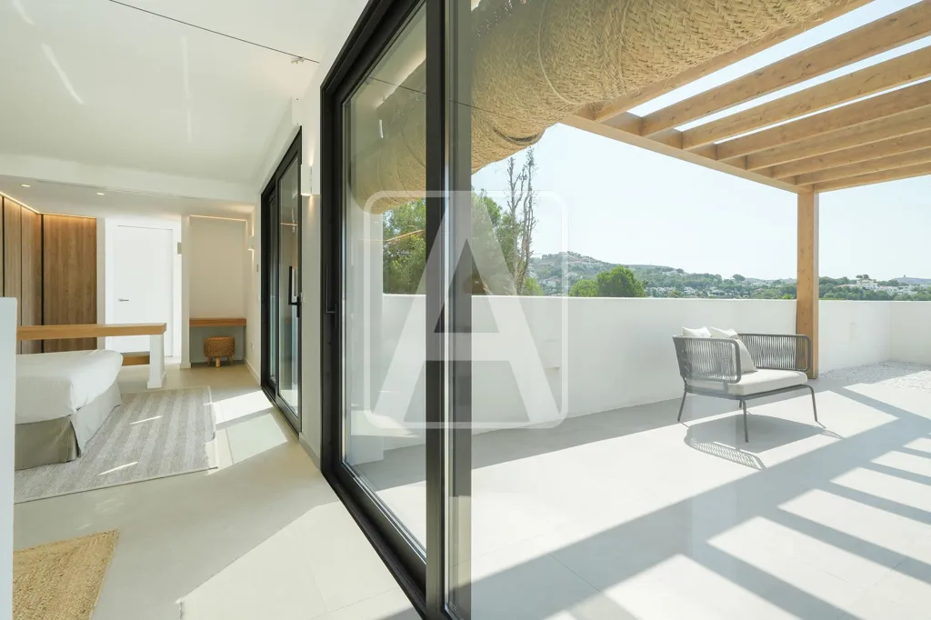 Terrasse - Ibiza-Style Villa with Sea View in Moraira
