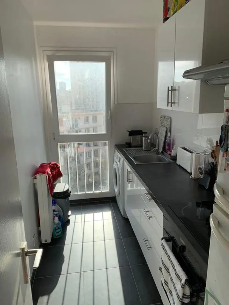 Köök - Studio with Metro Access in Ivry-sur-Seine