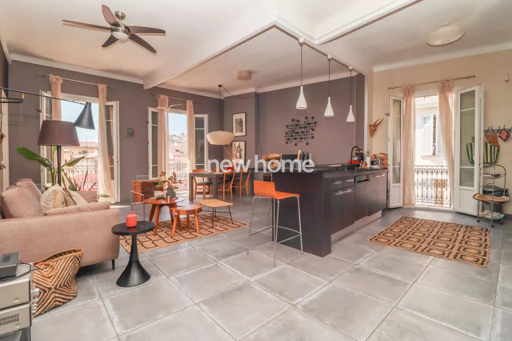 Séjour - Appartement avec Vue Panoramique à Cannes