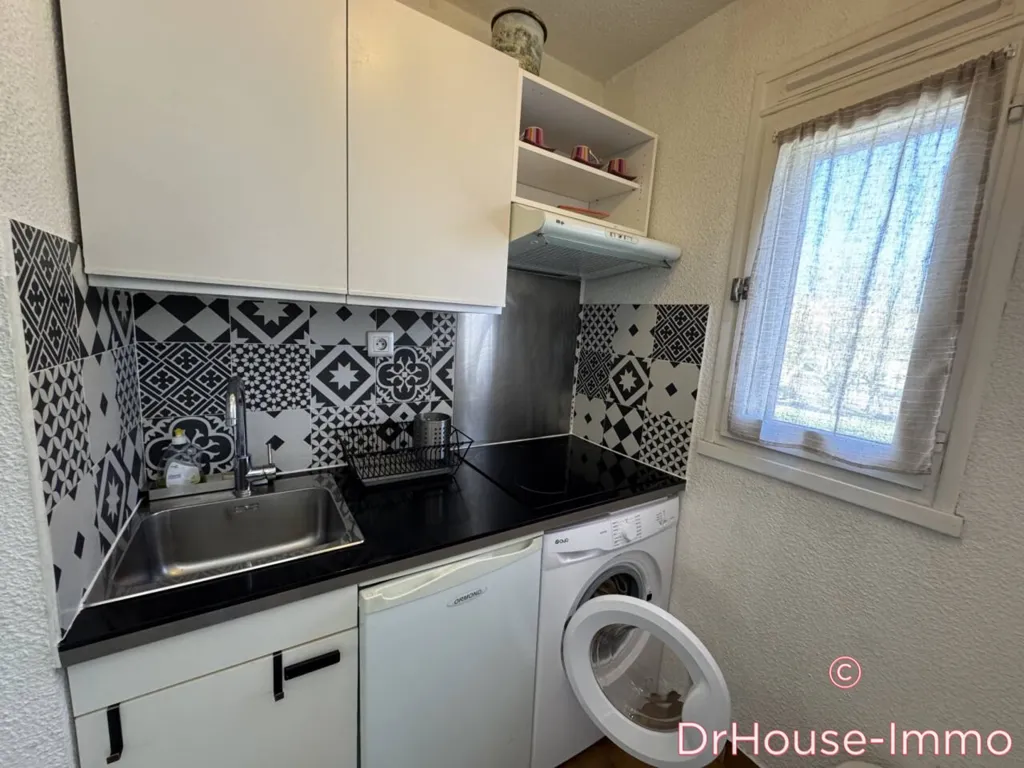 Cuisine - Studio avec Vue Dégagée au Centre Port, Cap d'Agde