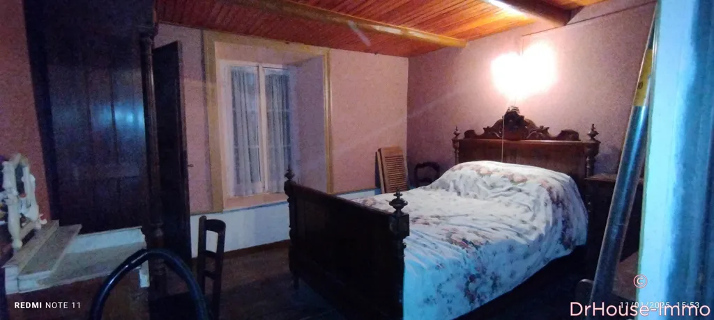 Bedrooms - Village House with Fireplace in Cunlhat
