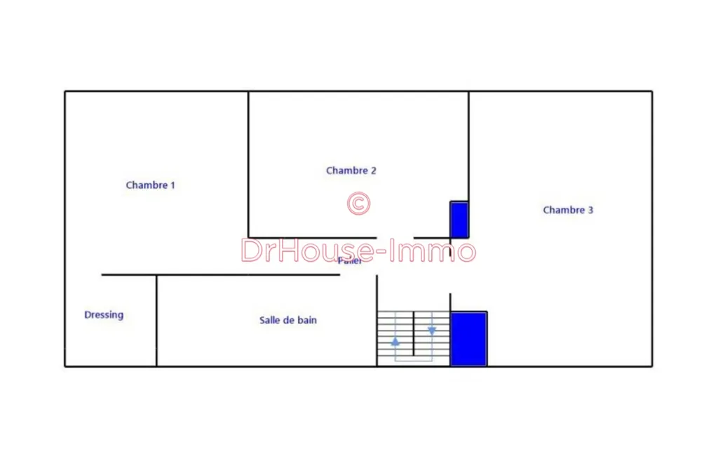 Plan - Maison avec Séjour Ouvert à Ingré