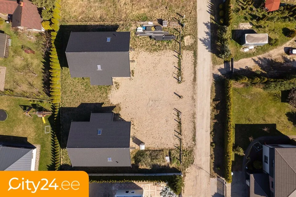 Aerial - Energy-Efficient Apartment with Garden in Mārupe