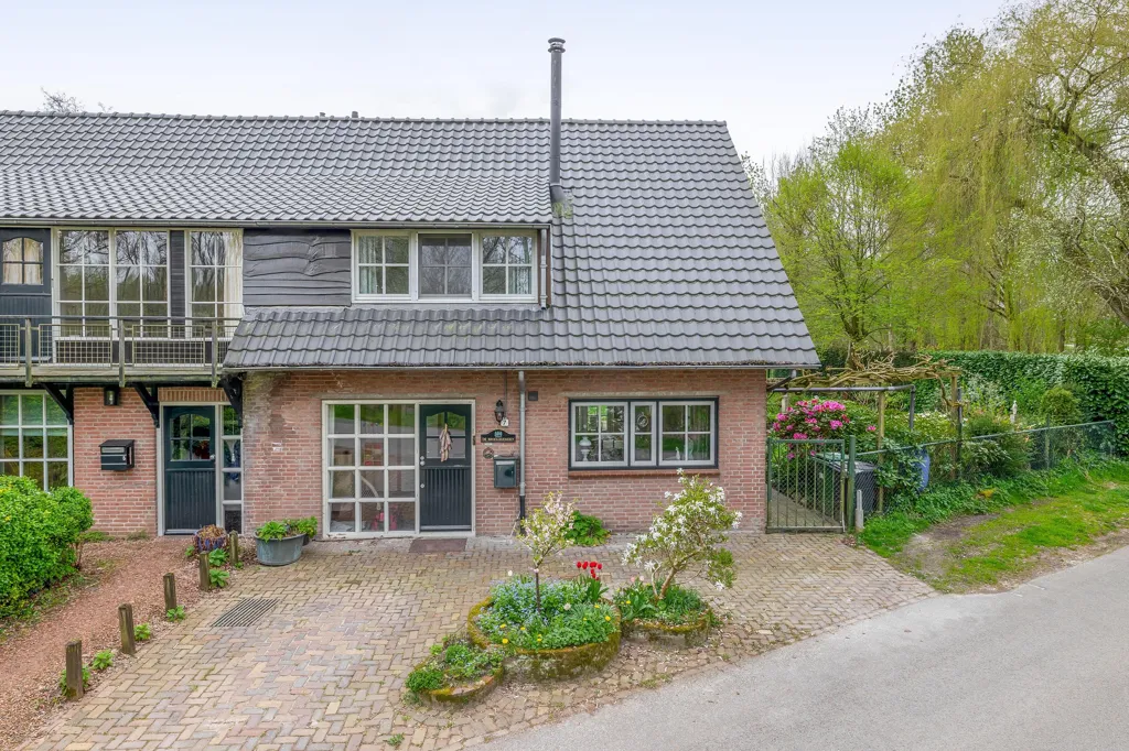 Aerial - Country House with Forest View in Deurne