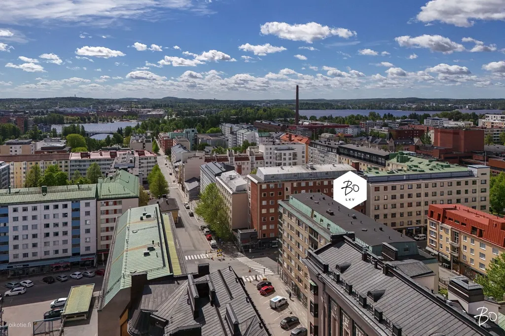 Vue aérienne - City Centre Apartment with Sauna in Tampere