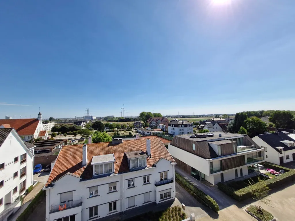 Vue aérienne - Penthouse avec Grande Terrasse ensoleillée à Zeebrugge