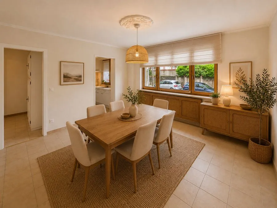 Dining Room - 3-Bedroom Apartment with Garage in Thionville