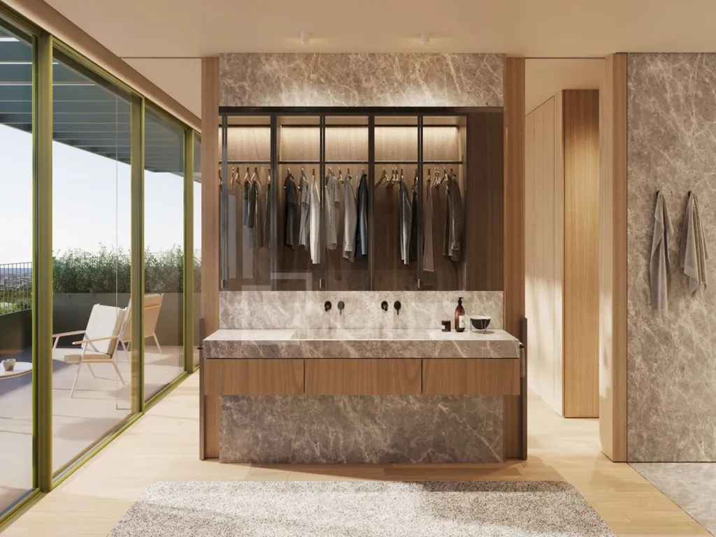 Bathrooms - Luxury Duplex Villa in Porto's Hollywood
