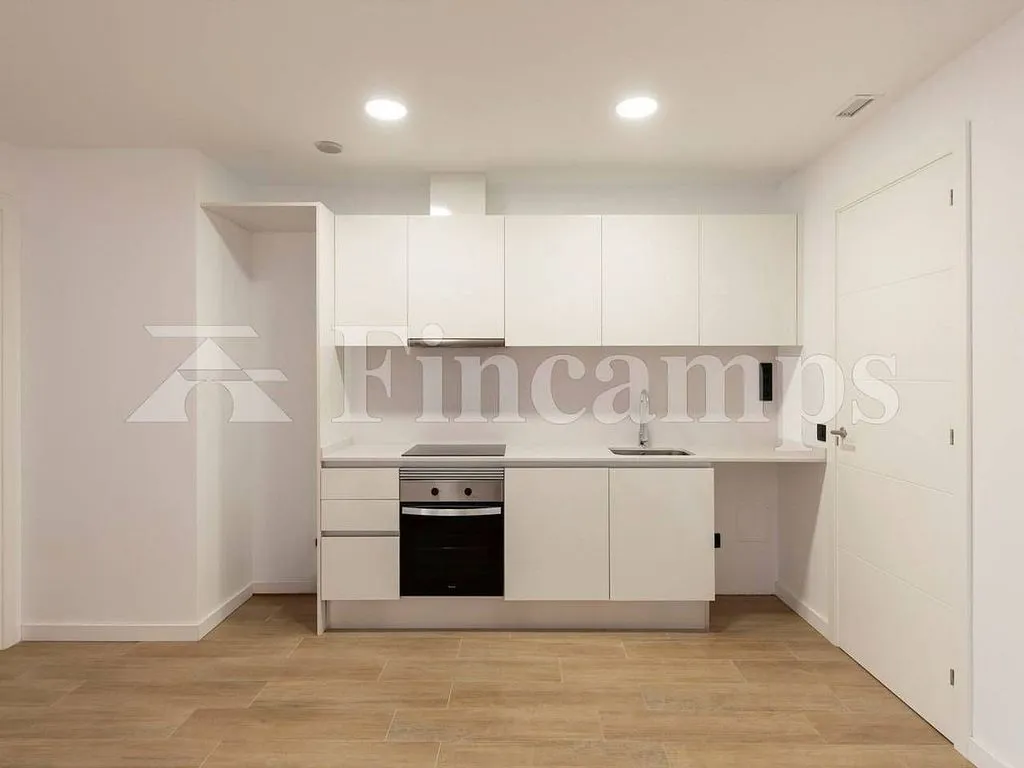 Köök - Modern Flat with Parking in Hostafrancs, Sabadell