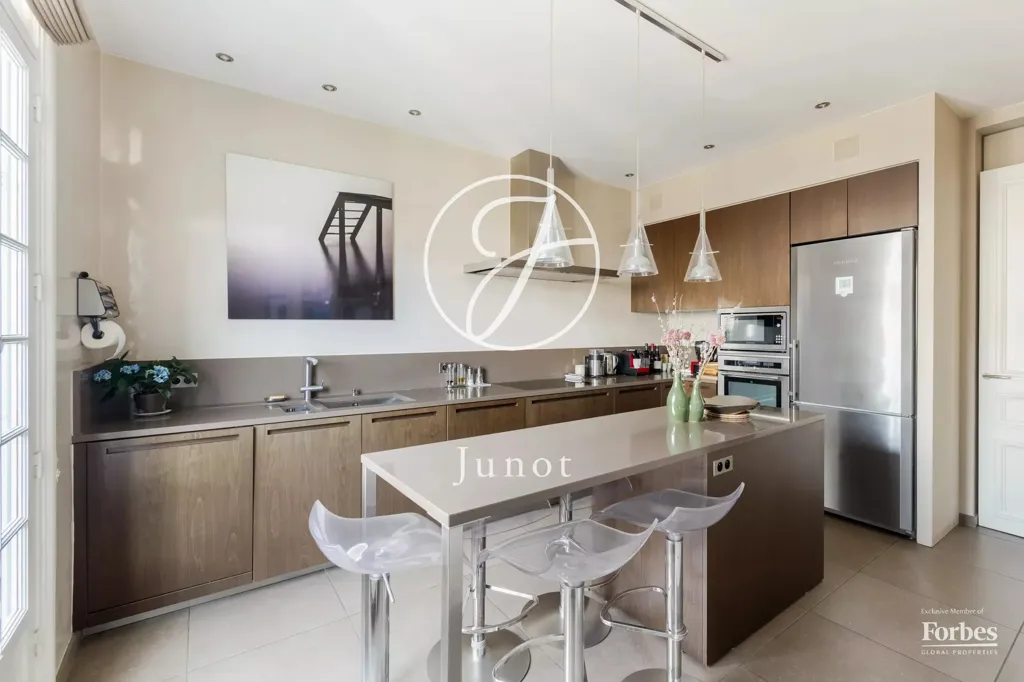 Köök - Duplex with Eiffel Tower View in Paris 7th