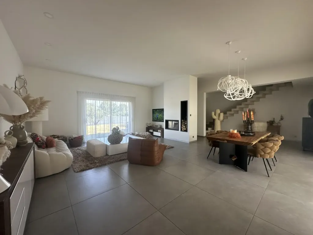 Living Room - Modern Villa with Pool in Artisanal Zone