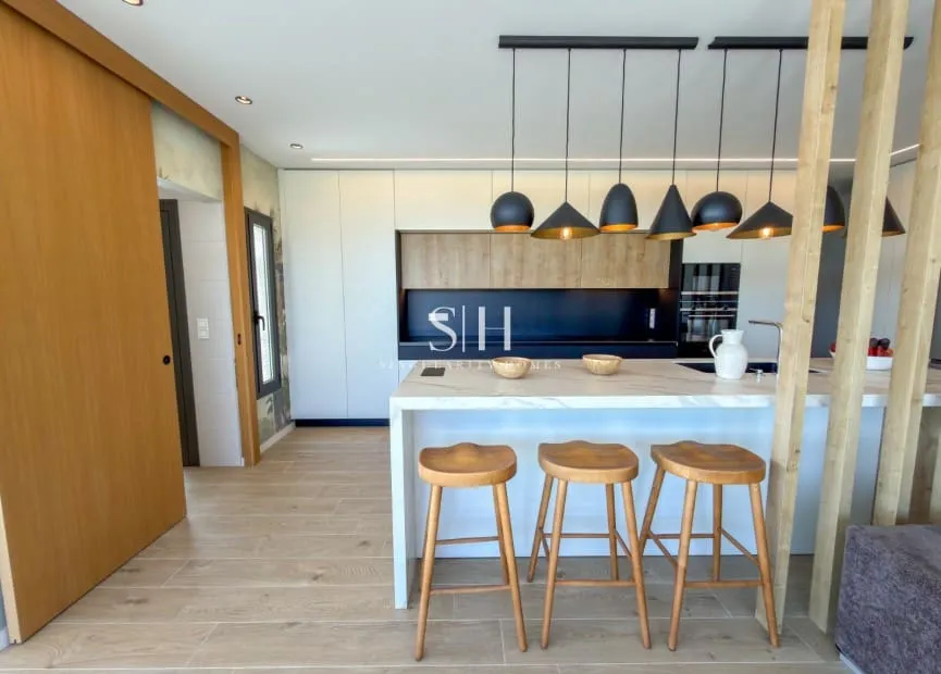 Kitchen - Contemporary Villa with Private Pool in San Fulgencio
