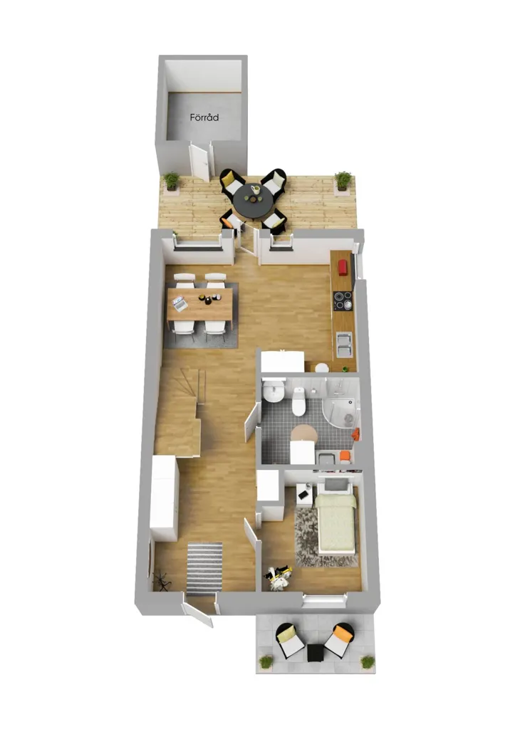 Plan - Apartment with Balcony in Borlänge