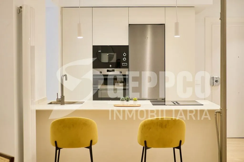 Köök - Modern Flat with Lift in Calle Goya, Madrid