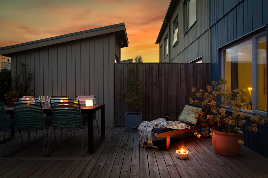 Terrasse - Apartment with South-Facing Terrace in Skegrie
