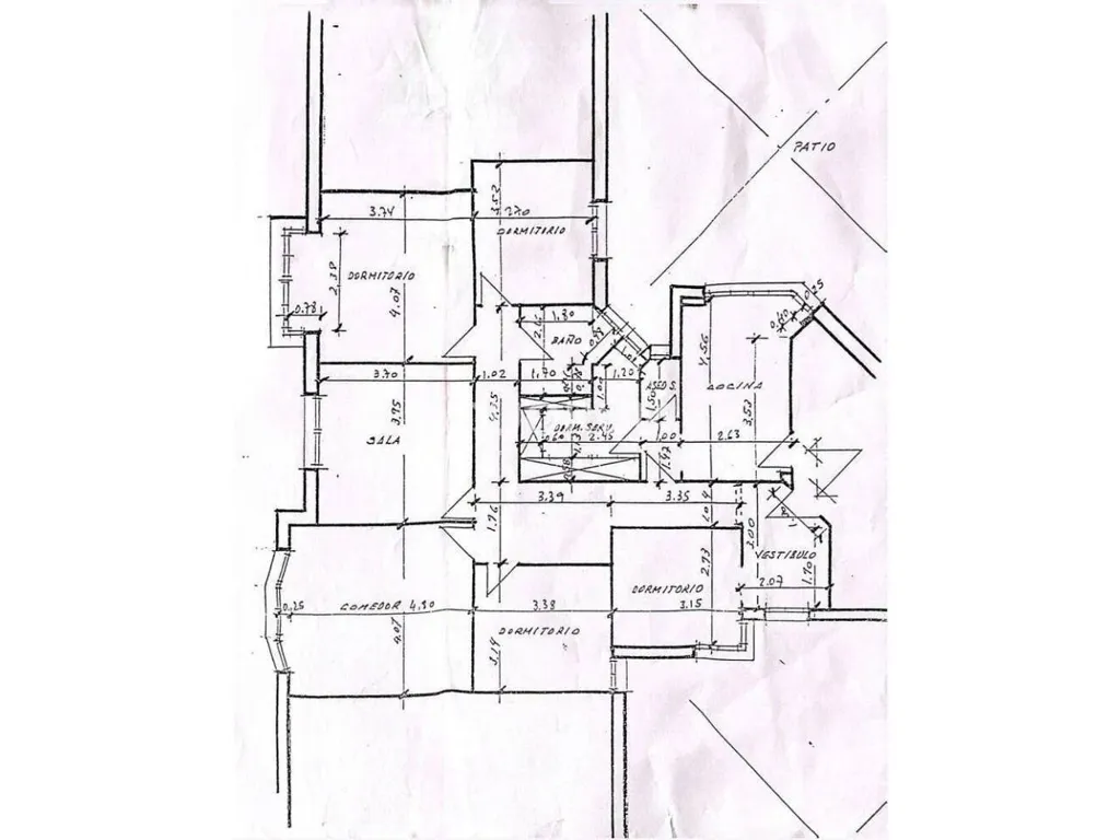 Plan - Señorial Flat with Park Views in Abando, Bilbao