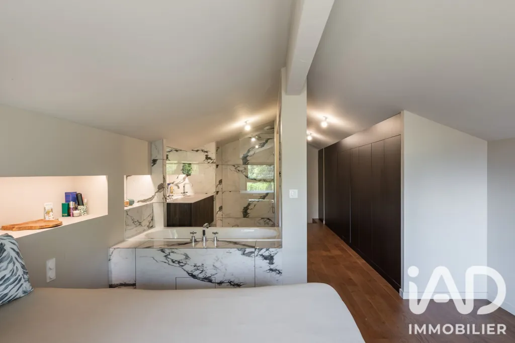 Camere da letto - Contemporary House with Pool in Saint-Martin-Le-Vinoux