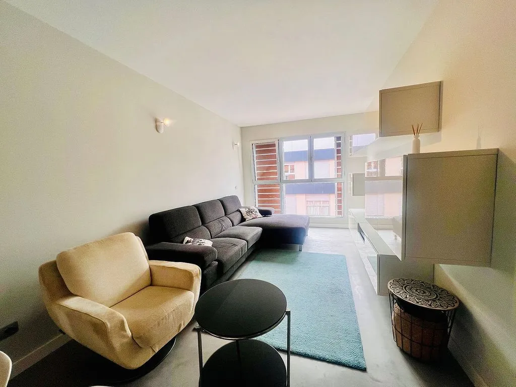 Living Room - Apartment with Pool in Calle Camelia