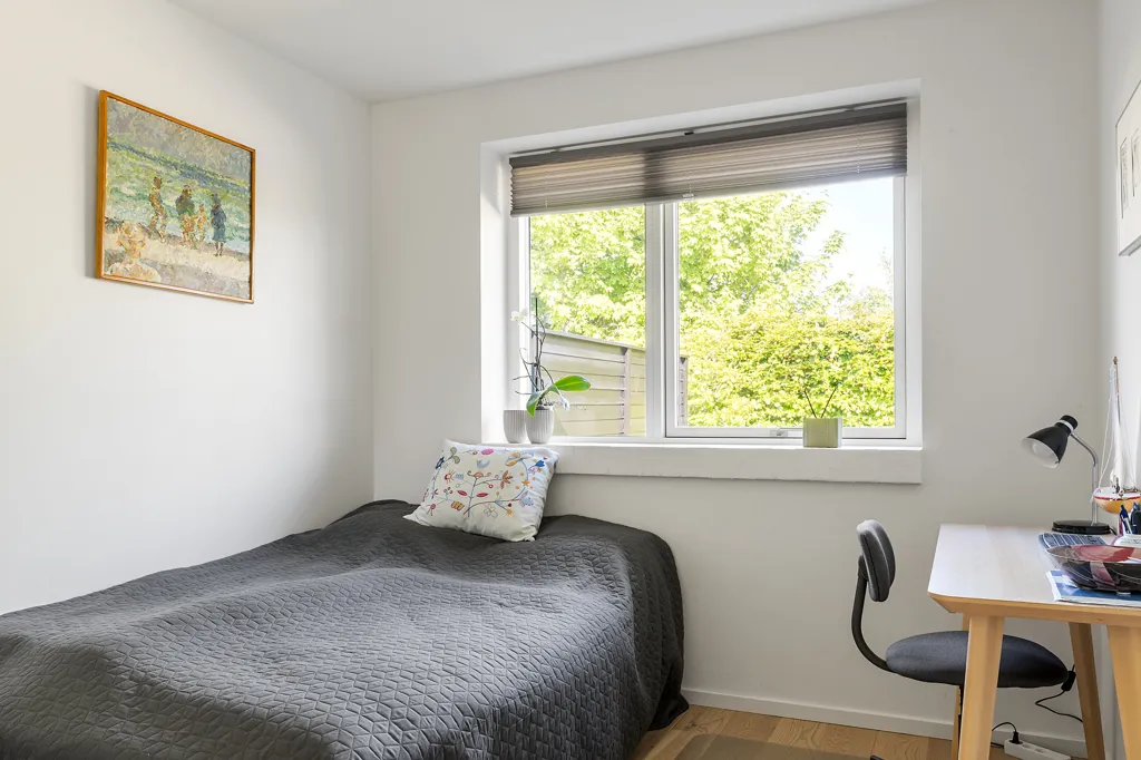 Bedrooms - Modern Rowhouse with Garden in Ålsgårde