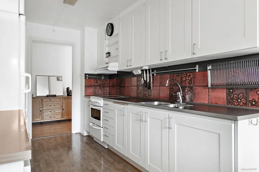 Köök - Apartment with South-Facing Balcony in Helsingborg