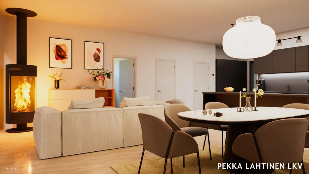 Sala da pranzo - Modern Villa with Sauna in Vierumäki