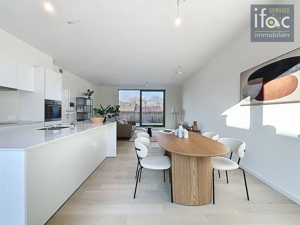 Söögituba - Eco-Friendly Penthouse with Terrace in Tervuren