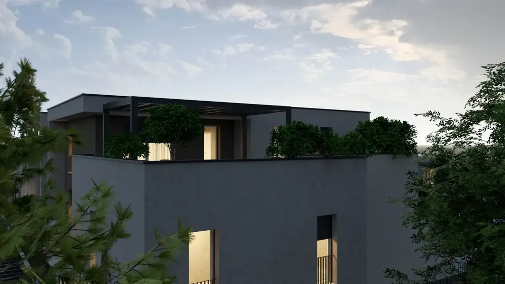 Attico with 80m² Terrace in Thiene