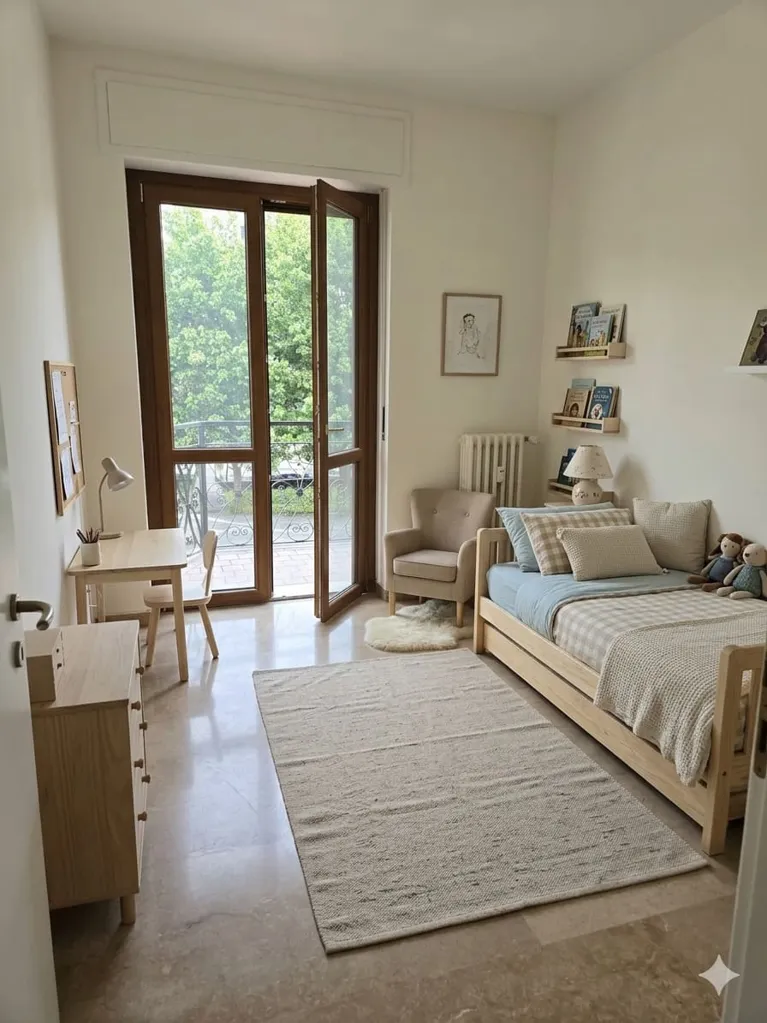 Camere da letto - Spacious 3-Bedroom Apartment in Erba