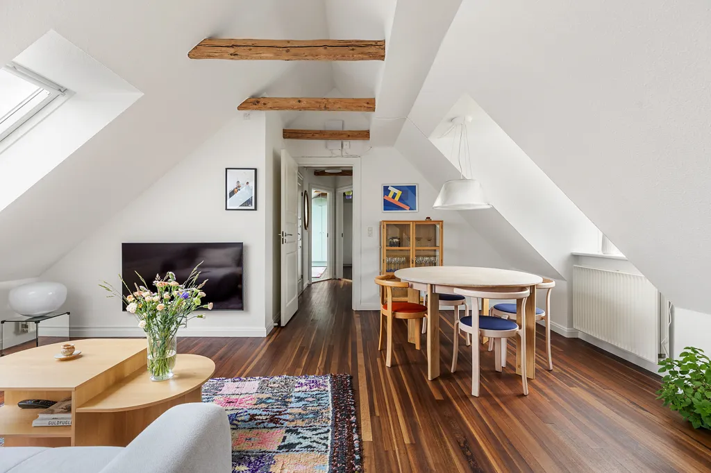 Soggiorno - Charming Penthouse with Views in Mølleengen