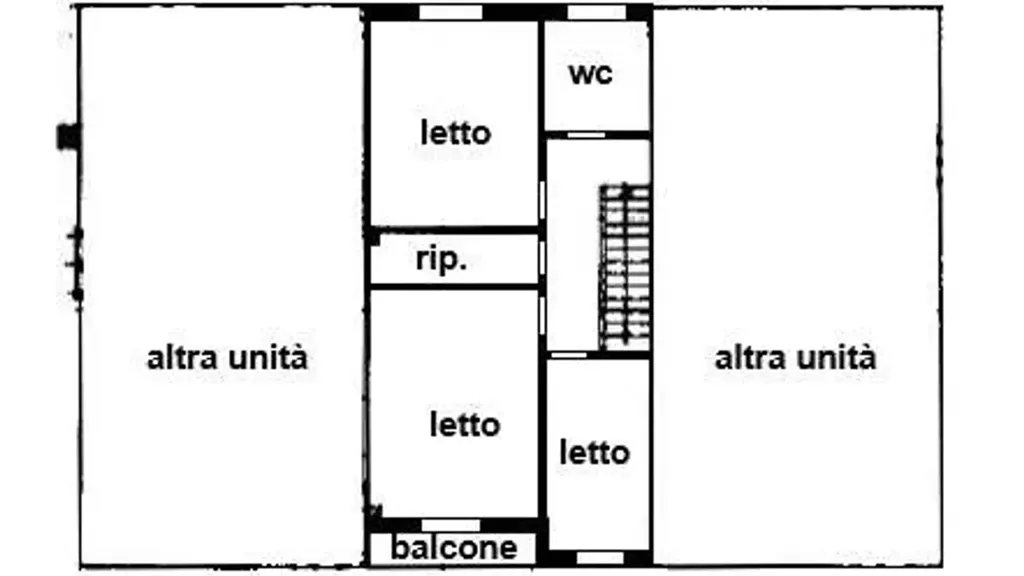 Plan - Terraced Villa with Garden in Carpi