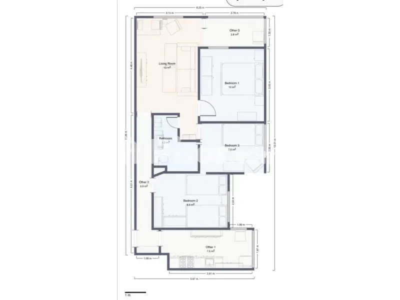 Plan - Apartment with Terrace on Avenida de Europa