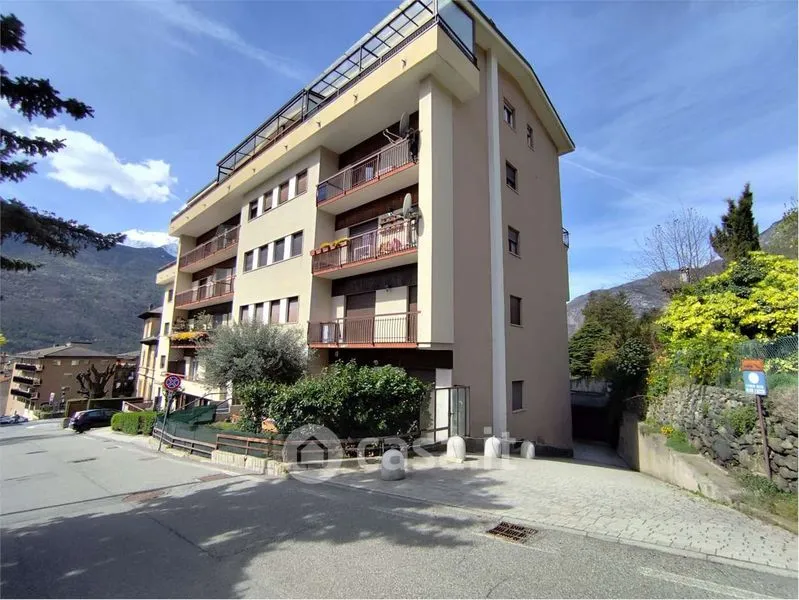 Exterior - Rearranged Apartment with Mountain View in Saint-Vincent