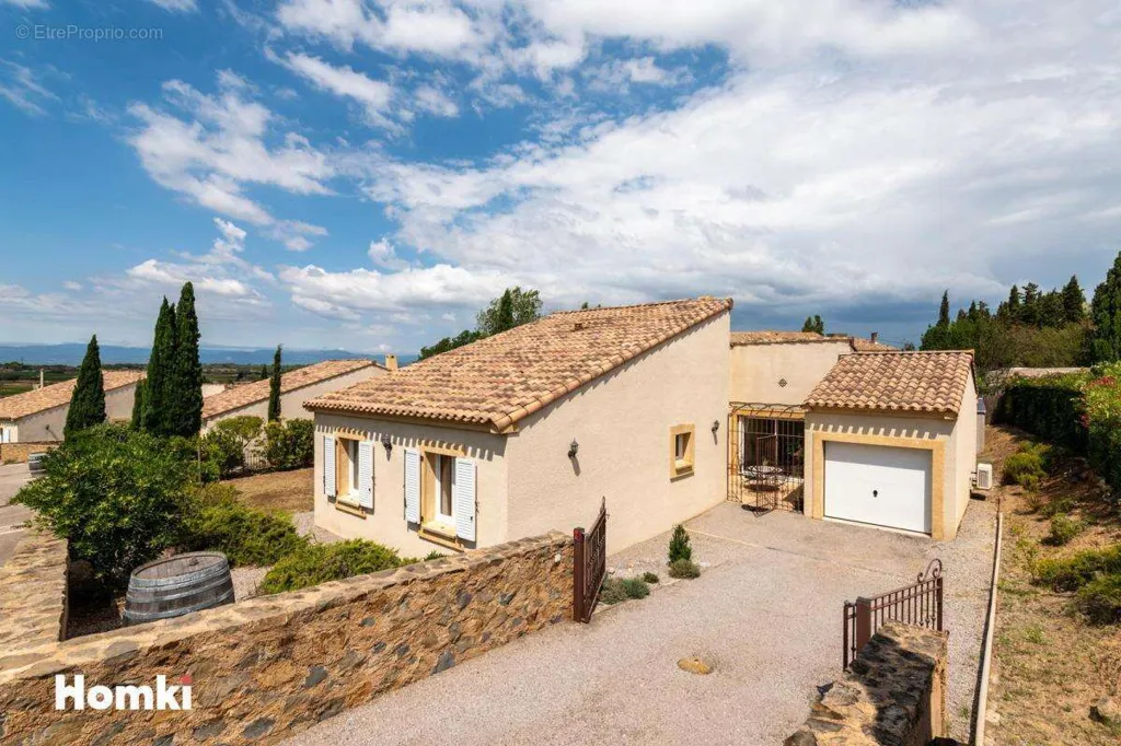 Extérieur - Villa avec Piscine à Montbrun-des-Corbières