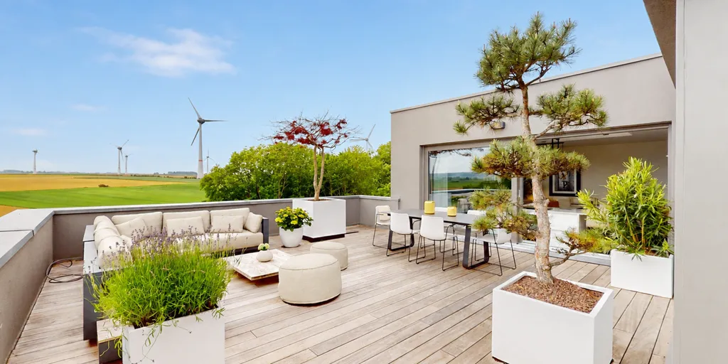 Terrasse - Penthouse avec Terrasse de 80 m² à Binche