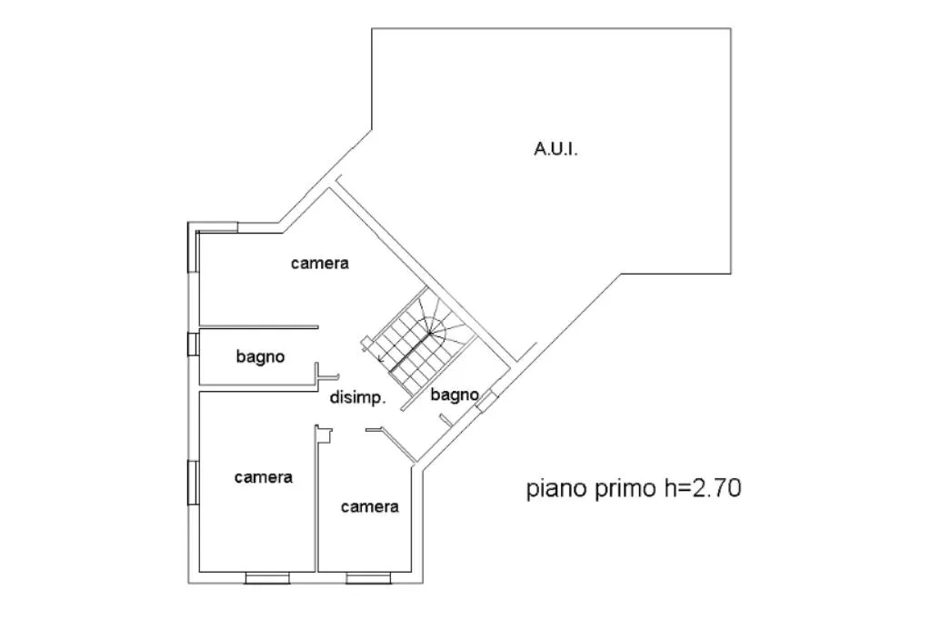 Plan - Bifamiliar Portion with Private Garden in Caldogno