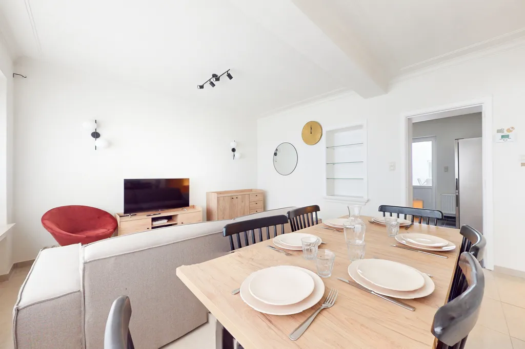 Söögituba - 5-Bedroom Apartment with Terrace in Jette