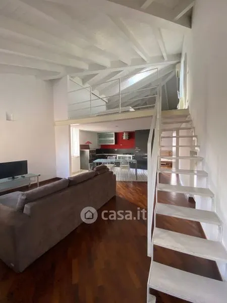 Séjour - Rustic Trilocale with Balcony in Piacenza