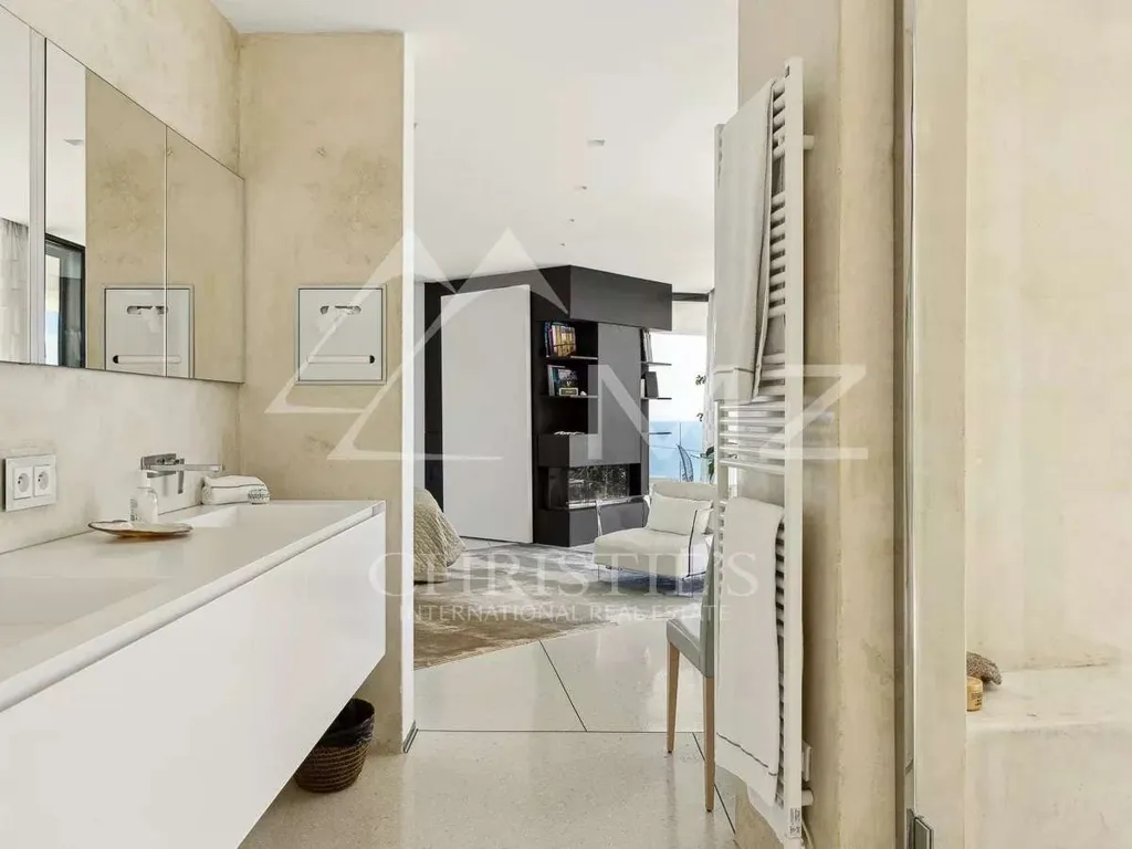 Salles de bain - Villa Moderne avec Vue Mer près de Monaco