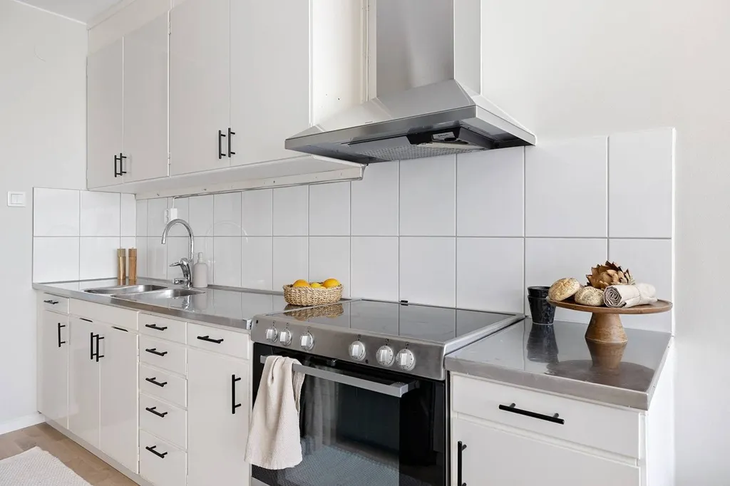 Cucina - Modern Flat with Balcony in Kallhäll