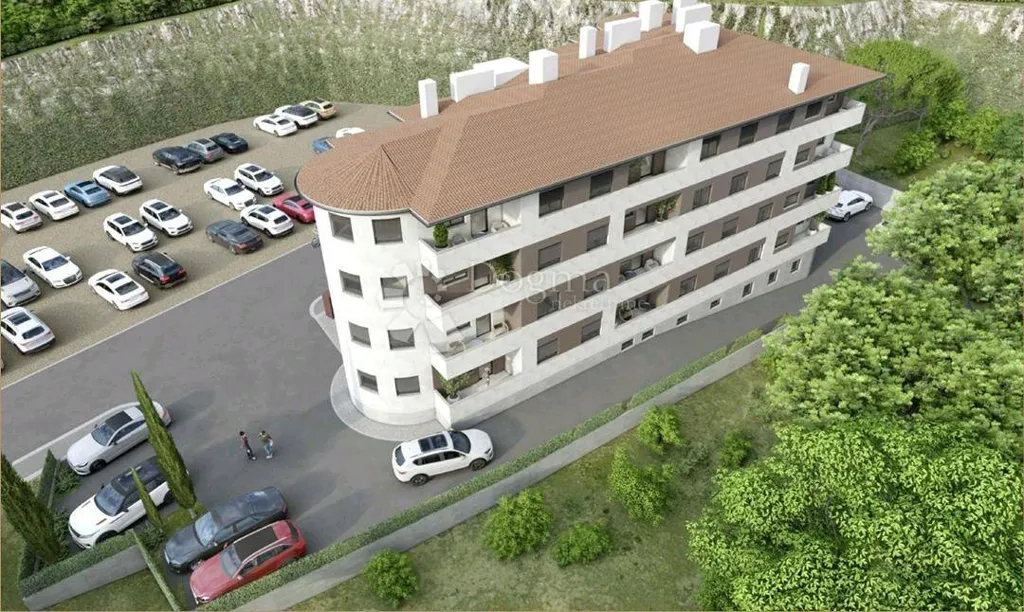 Vista aerea - Apartment with Terrace in Monte Zaro, Pula