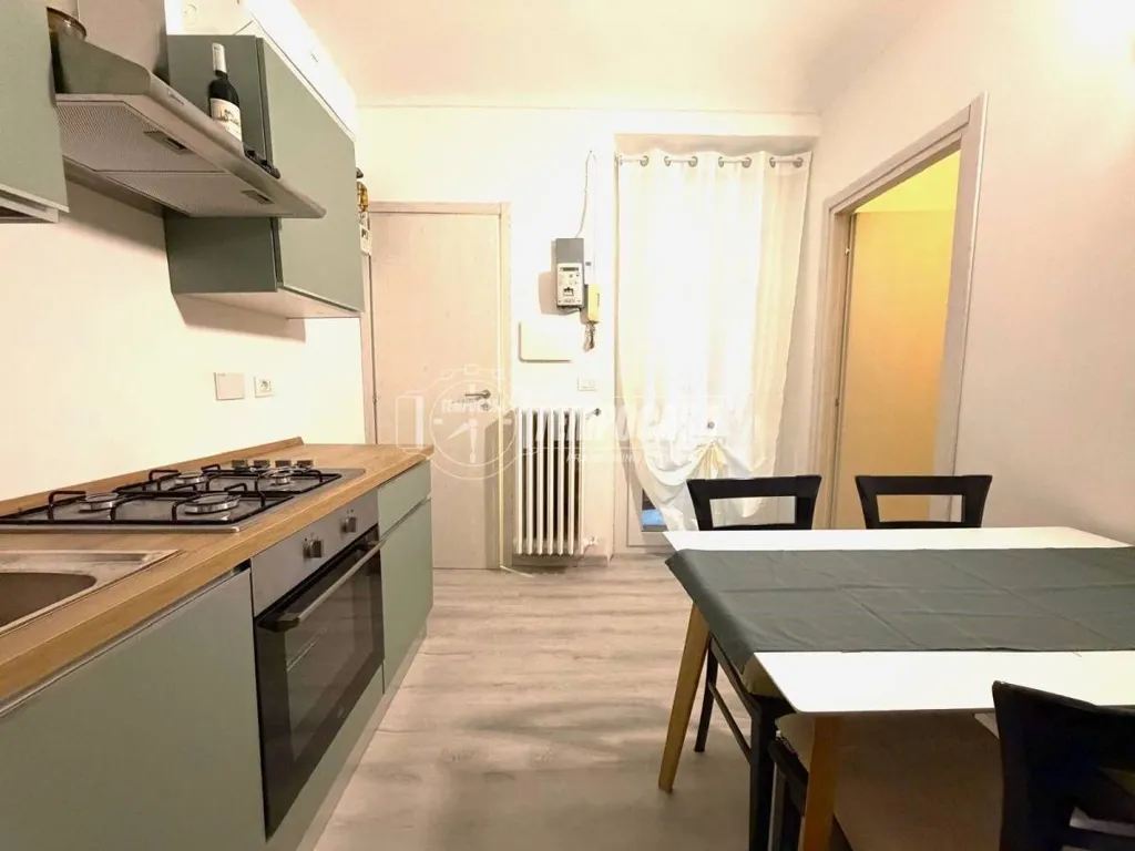 Cuisine - Rear-Facing Apartment with Garden Access in Turin
