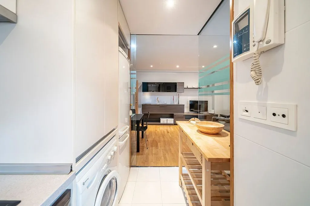 Köök - 1-Bed Flat with Pool in Legazpi