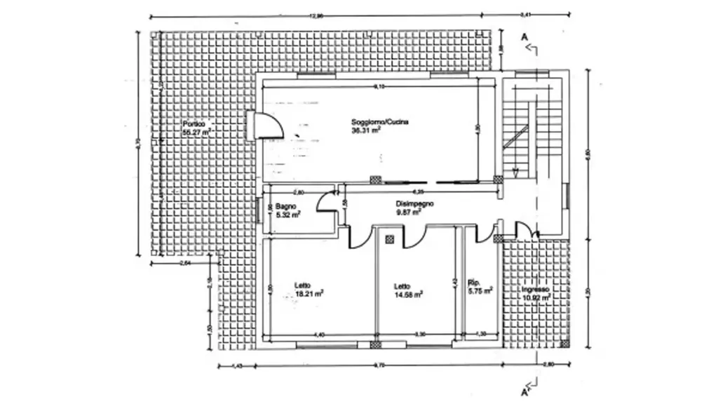 Plan - Panoramic Villa with Garden in Lanciano