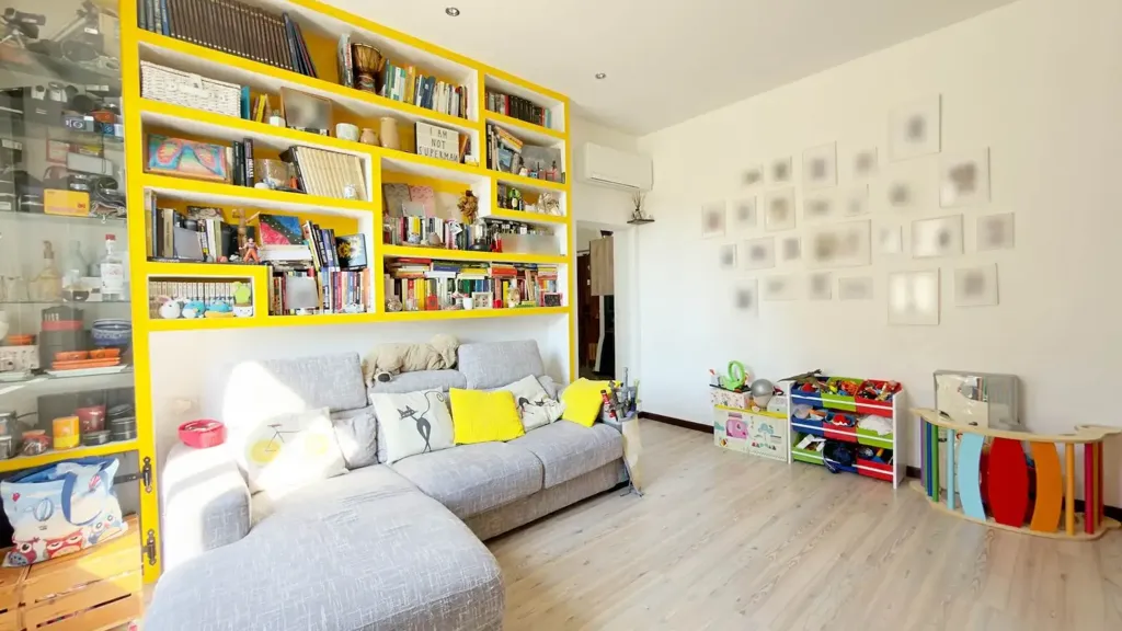 Séjour - Rustic-Style Flat with Balcony in Florence