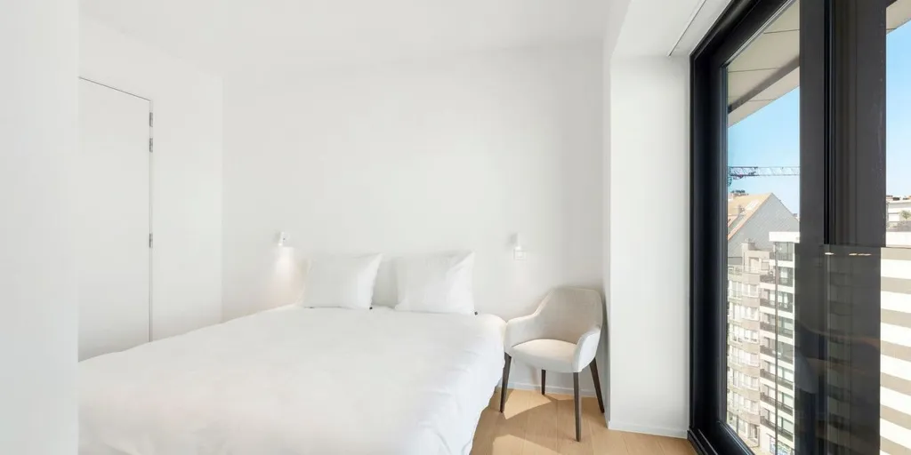 Chambres - Duplex avec Vue Panoramique sur la Mer à Heist
