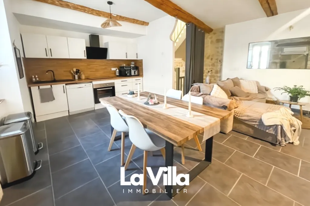 Salle à manger - Maison de Village avec Garage à Roquemaure