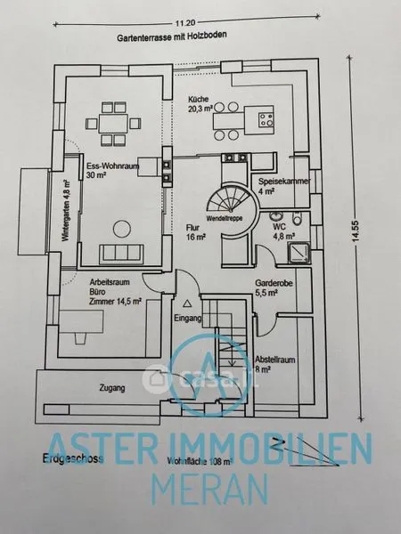 Plaan - Villa with Extensive Garden in Lana