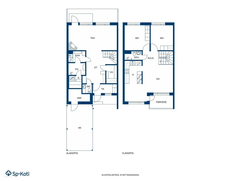 Plan - Modernised Apartment with Terrace in Salo Centre
