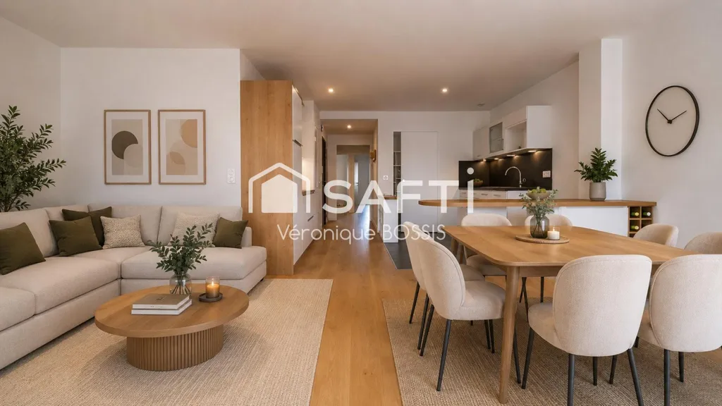 Séjour - Appartement T3 avec Parking au Pentagone de La Roche-sur-Yon