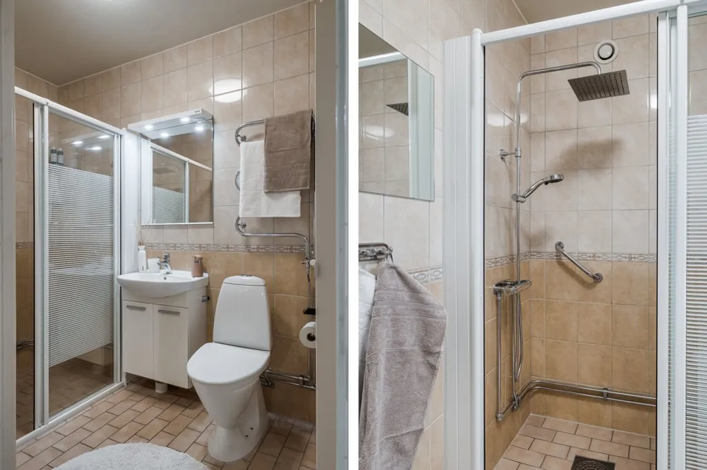 Salles de bain - Apartment with Balcony and View in Göteborg
